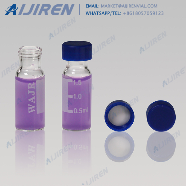 clear vials and caps with writing space for sale Aijiren